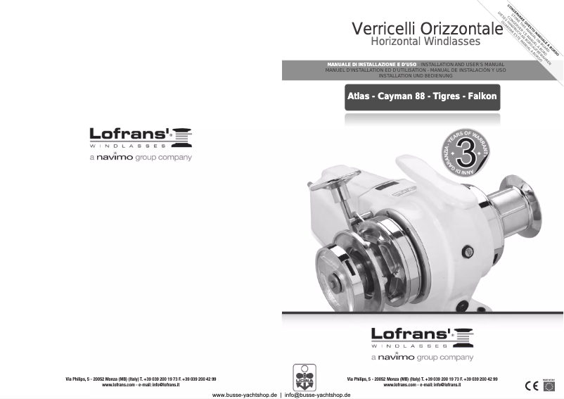 Image de la première page du manuel de l'appareil Atlas