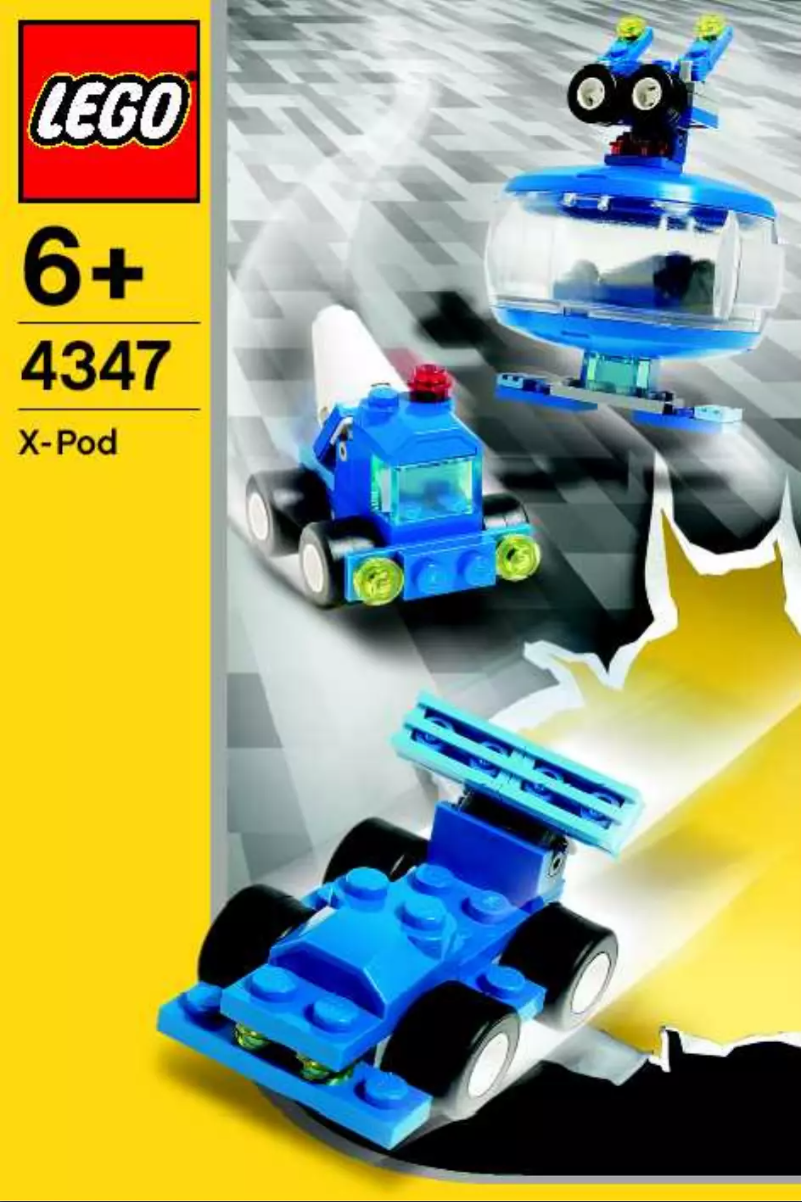 Page 1 de la notice Manuel utilisateur Lego X-Pod 4347