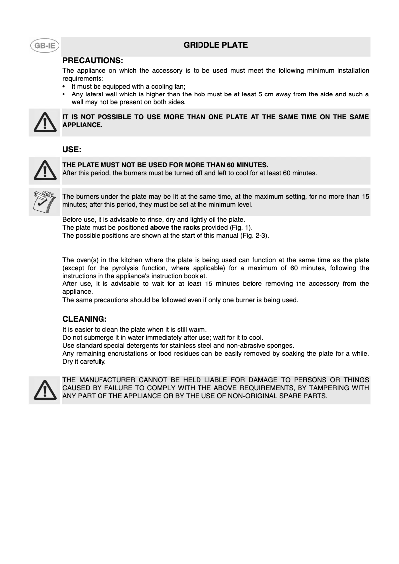 Image de la première page du manuel de l'appareil TBX6090