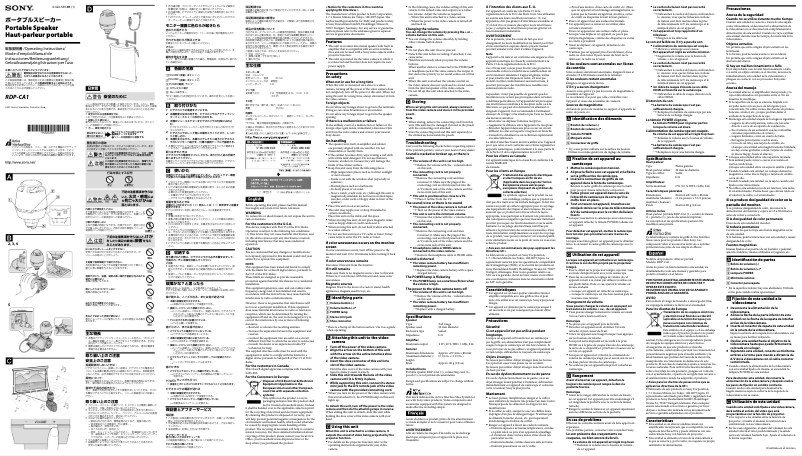 Imagen de la primera página del manual del dispositivo RDP-CA1