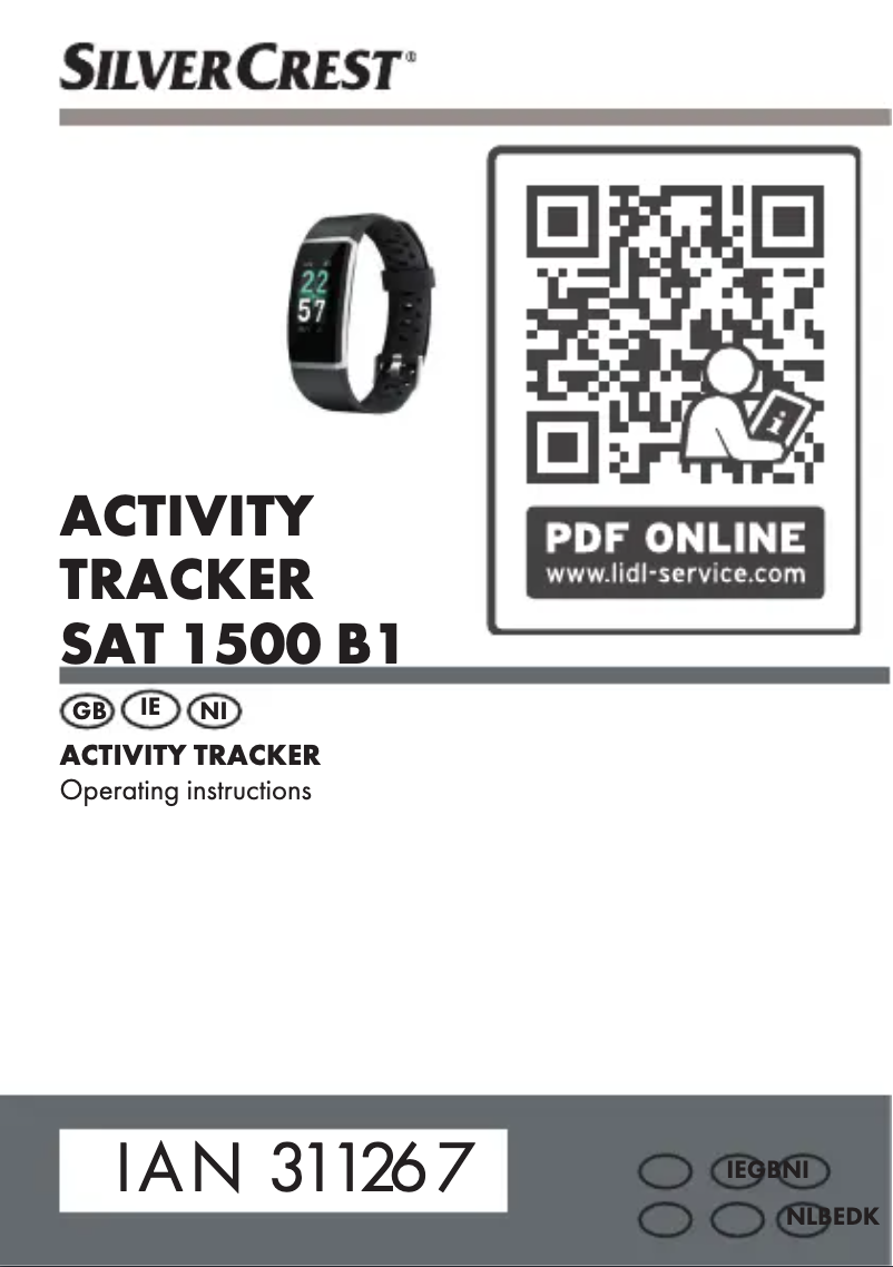 Image de la première page du manuel de l'appareil SAT 1500 A1