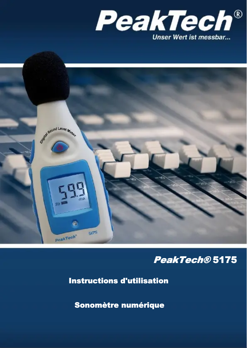 Image de la première page du manuel de l'appareil 5175