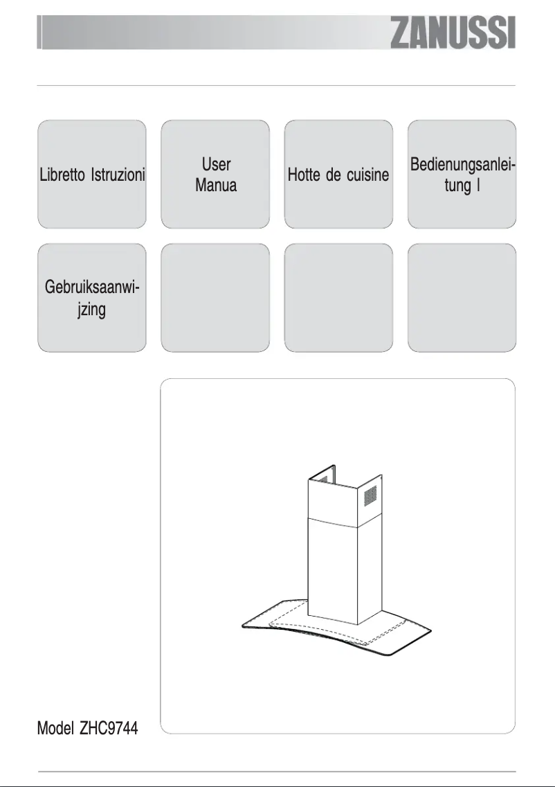 Image de la première page du manuel de l'appareil ZHC 9744 X
