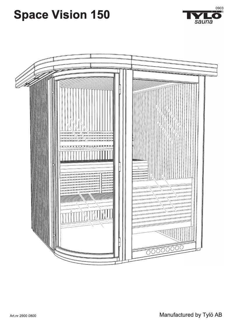 Página 1 del manual Manual de usuario Tylö Space Vision 150