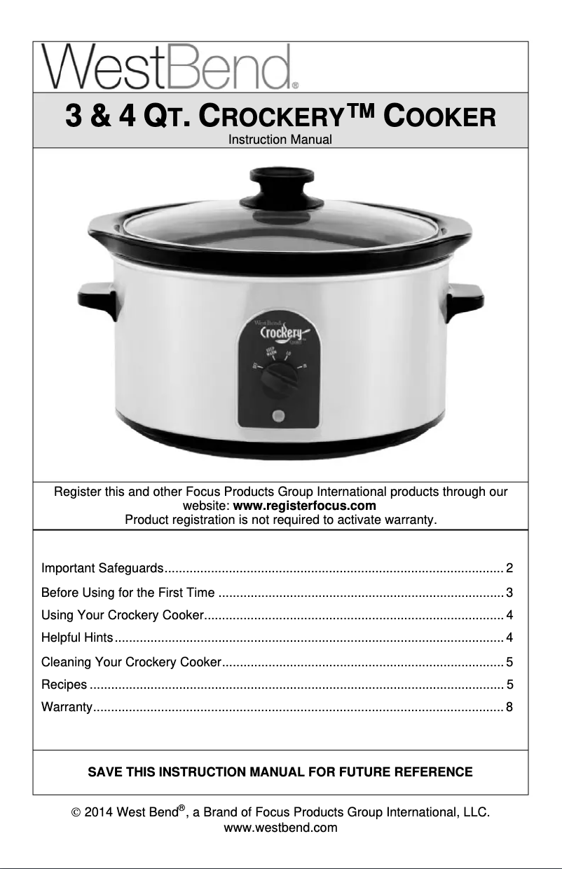 Image de la première page du manuel de l'appareil 84293