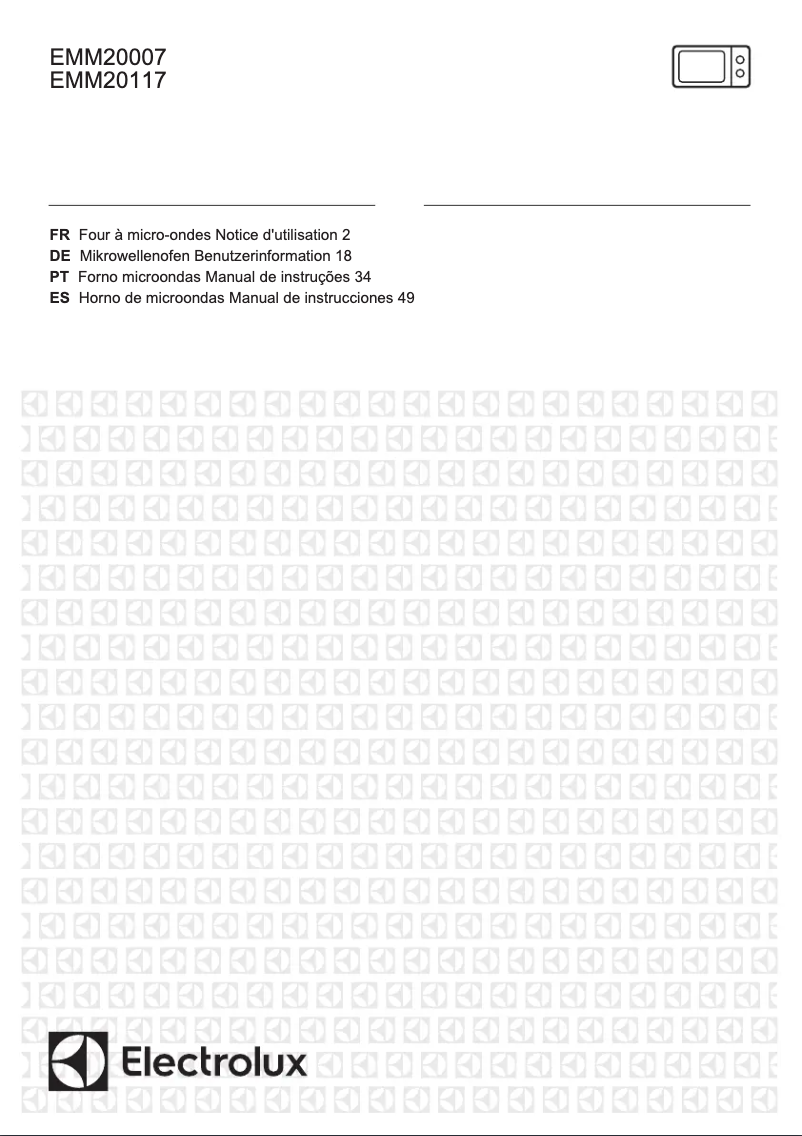 Página 1 del manual Manual de usuario Electrolux EMM20007OX