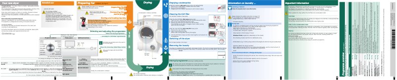 Image de la première page du manuel de l'appareil WT46W590EE