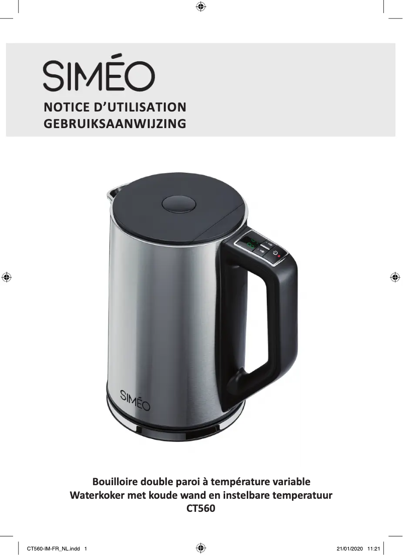 Image de la première page du manuel de l'appareil CT560