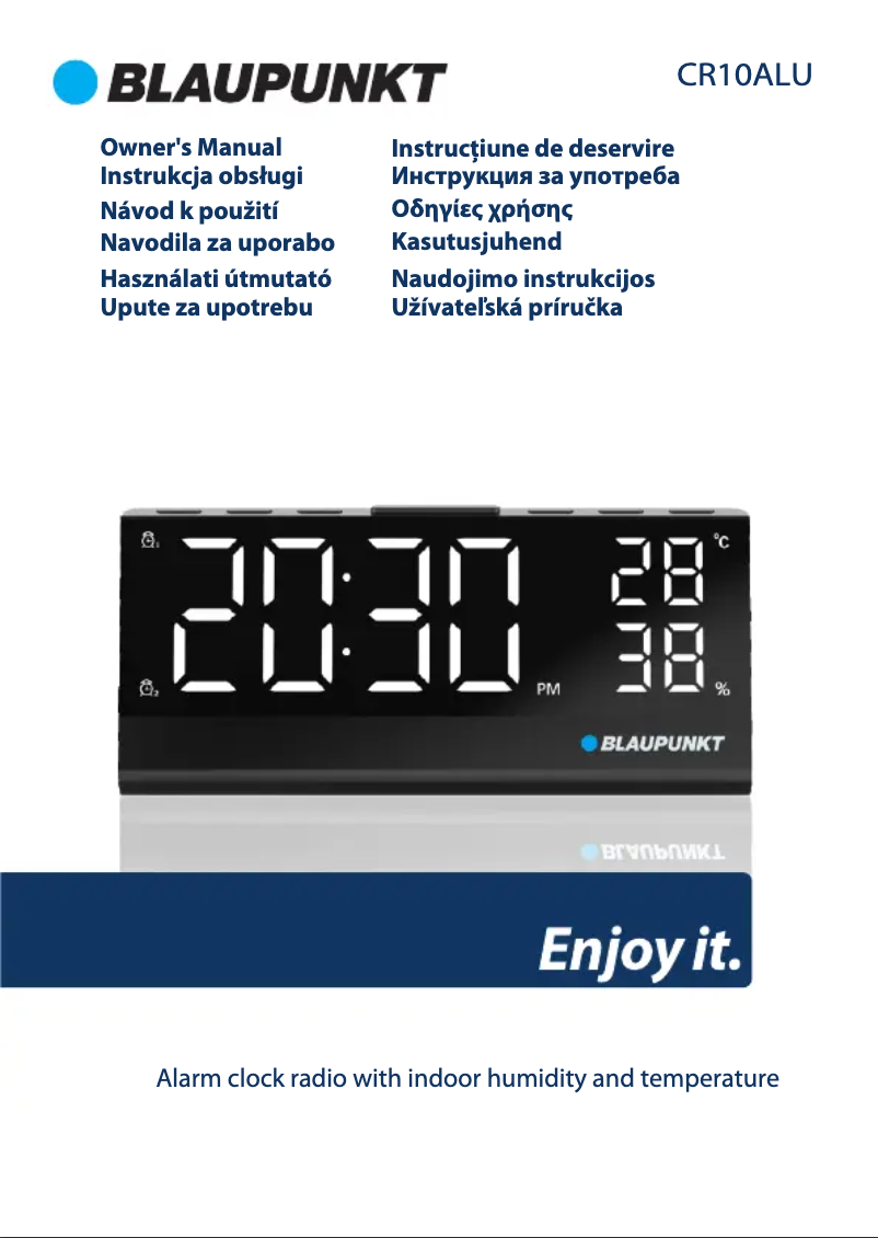 Page n°1 - Manuel utilisateur Blaupunkt CR10