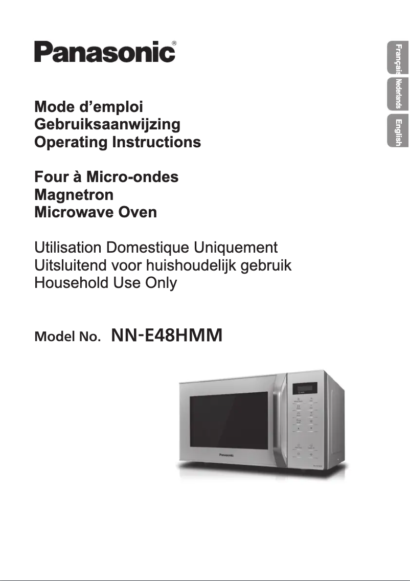 Page 1 de la notice Manuel utilisateur Panasonic NN-E48HMM