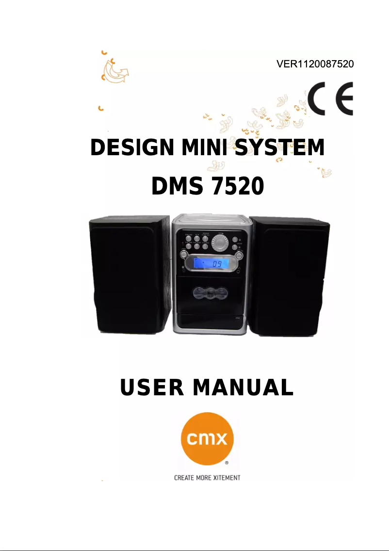 Image de la première page du manuel de l'appareil DMS 7520