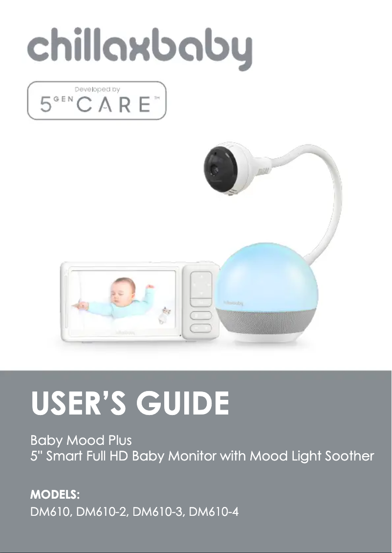 Page 1 de la notice Manuel utilisateur Chillax Baby BobyMood Plus DM610