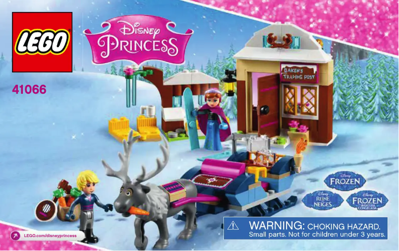Page 1 de la notice Manuel utilisateur Lego Disney Princess 41066