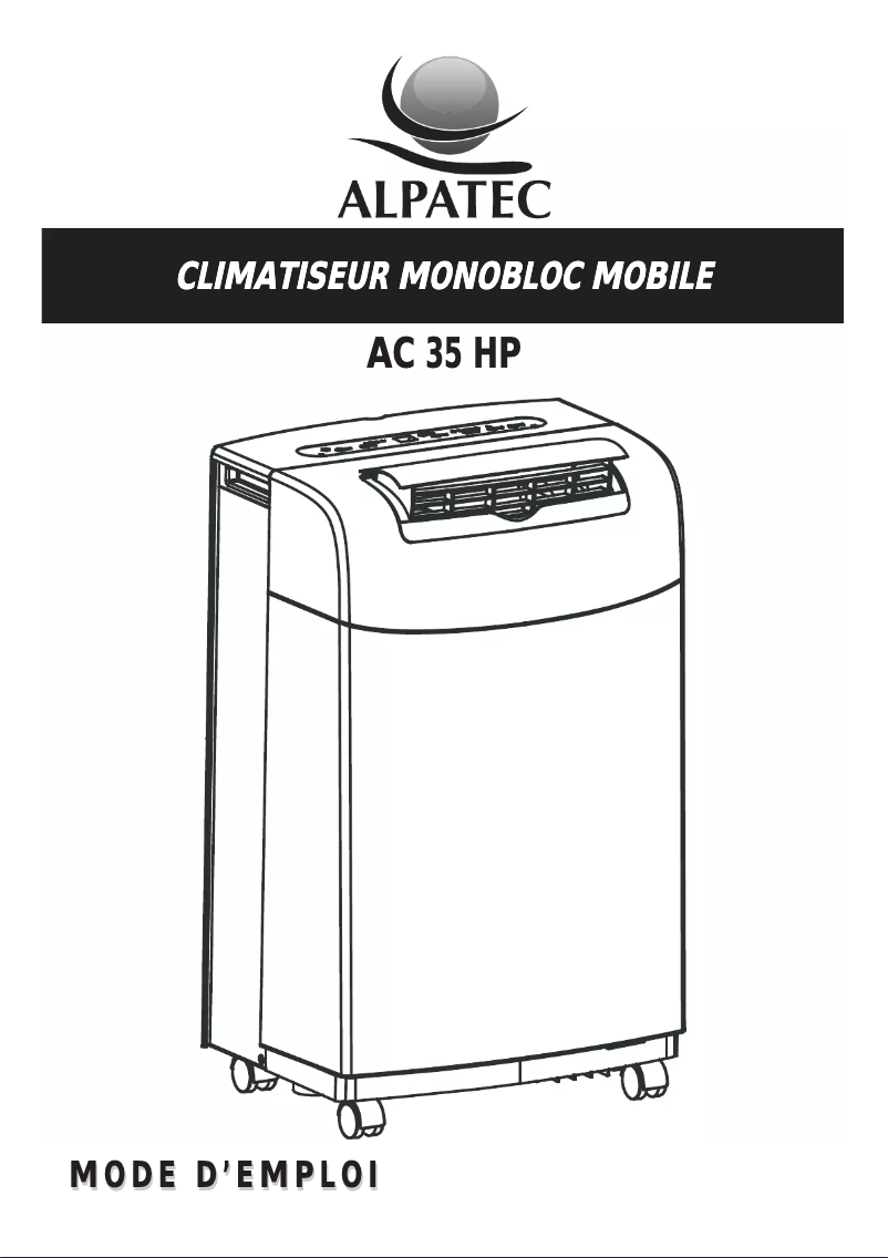 Page n°1 - Manuel utilisateur Alpatec AC 35 HP