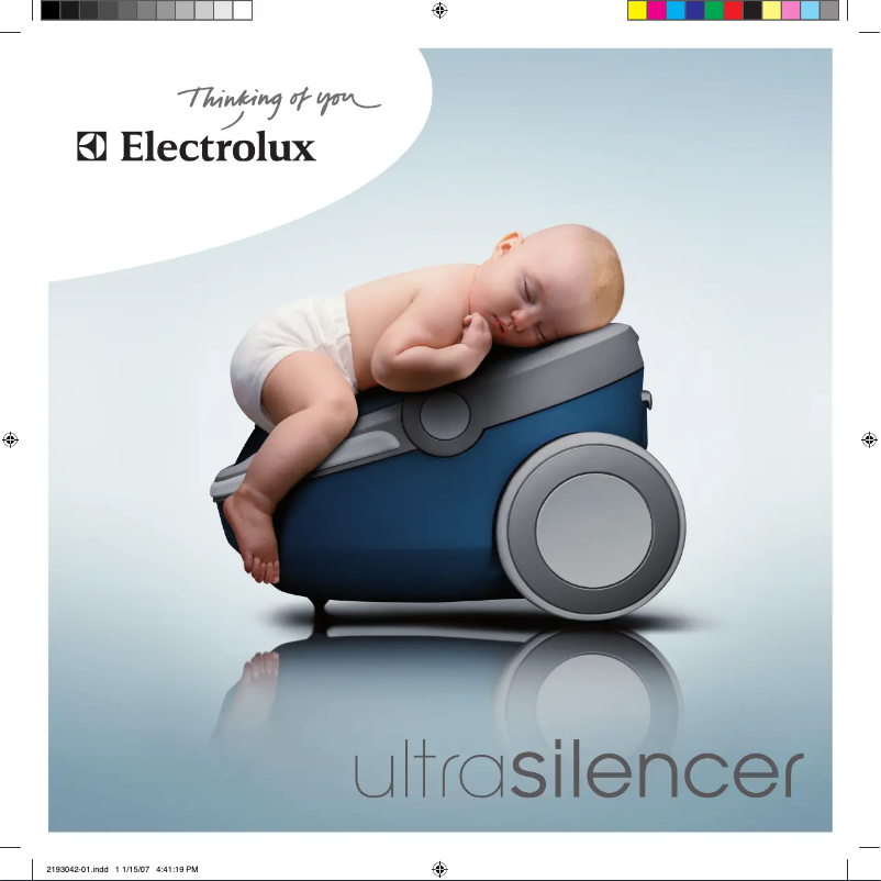 Page 1 de la notice Manuel utilisateur Electrolux UltraSilencer ZUS3336