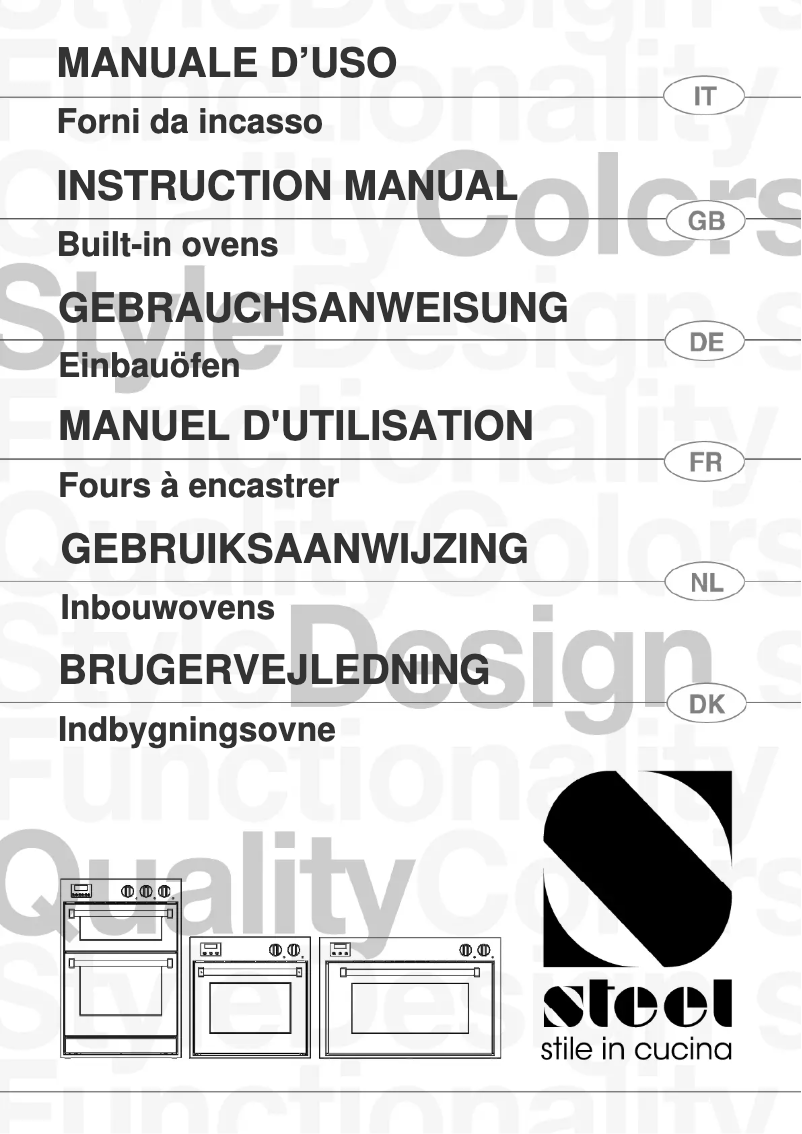 Image de la première page du manuel de l'appareil Genesi oven