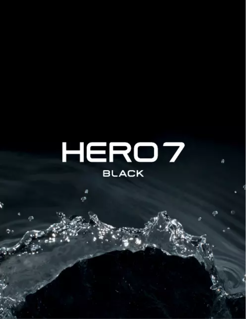 Image de la première page du manuel de l'appareil HERO 7 Black