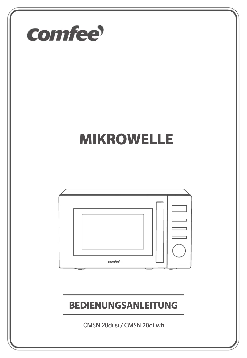 Page n°1 - Manuel utilisateur Comfee CMSN 20di wh