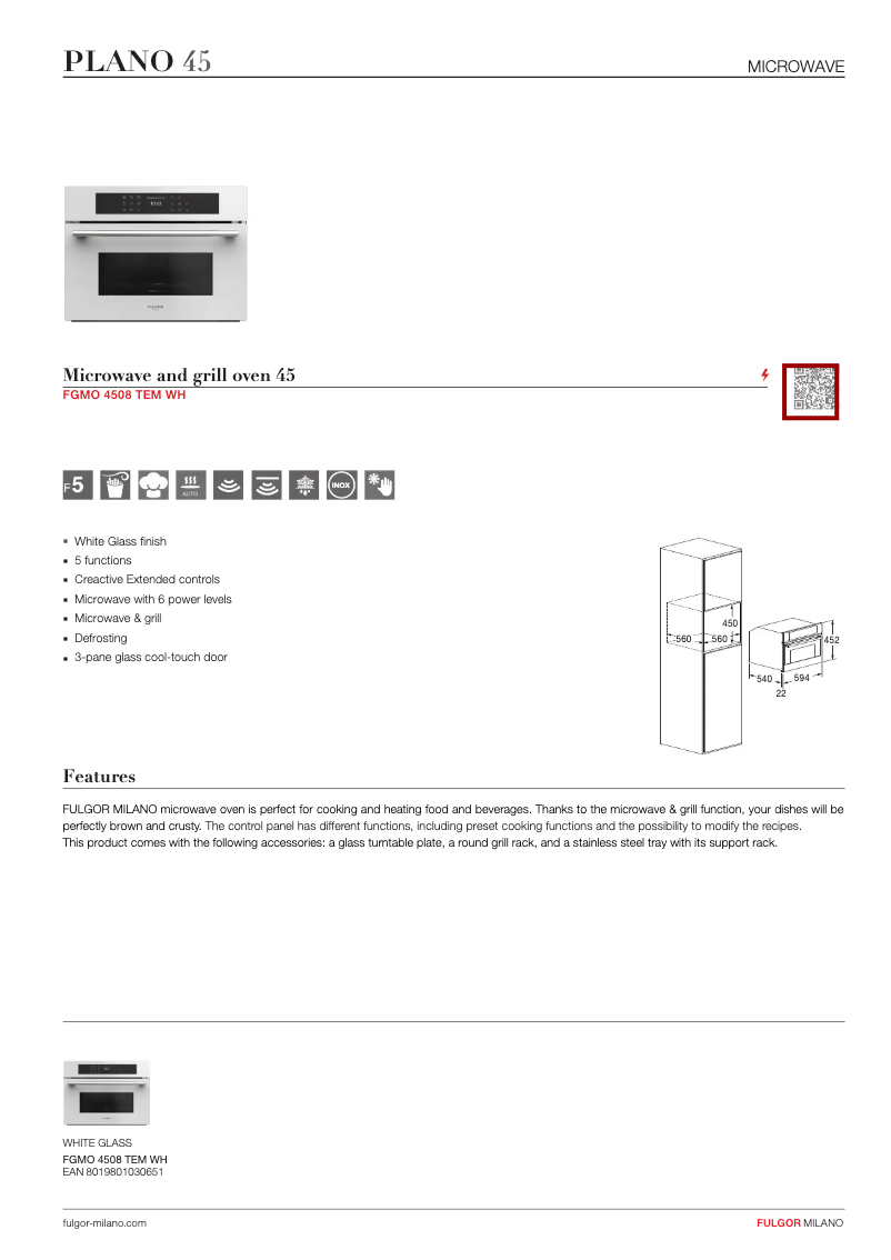 Image de la première page du manuel de l'appareil FGMO 4508 TEM
