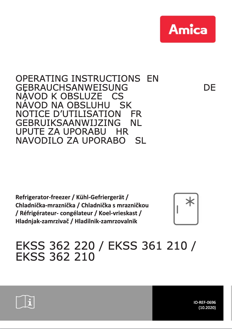 Image de la première page du manuel de l'appareil EKSS 362 220