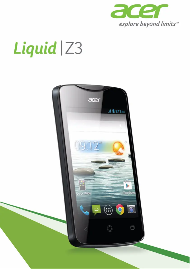 Imagen de la primera página del manual del dispositivo Liquid Z3 Duo