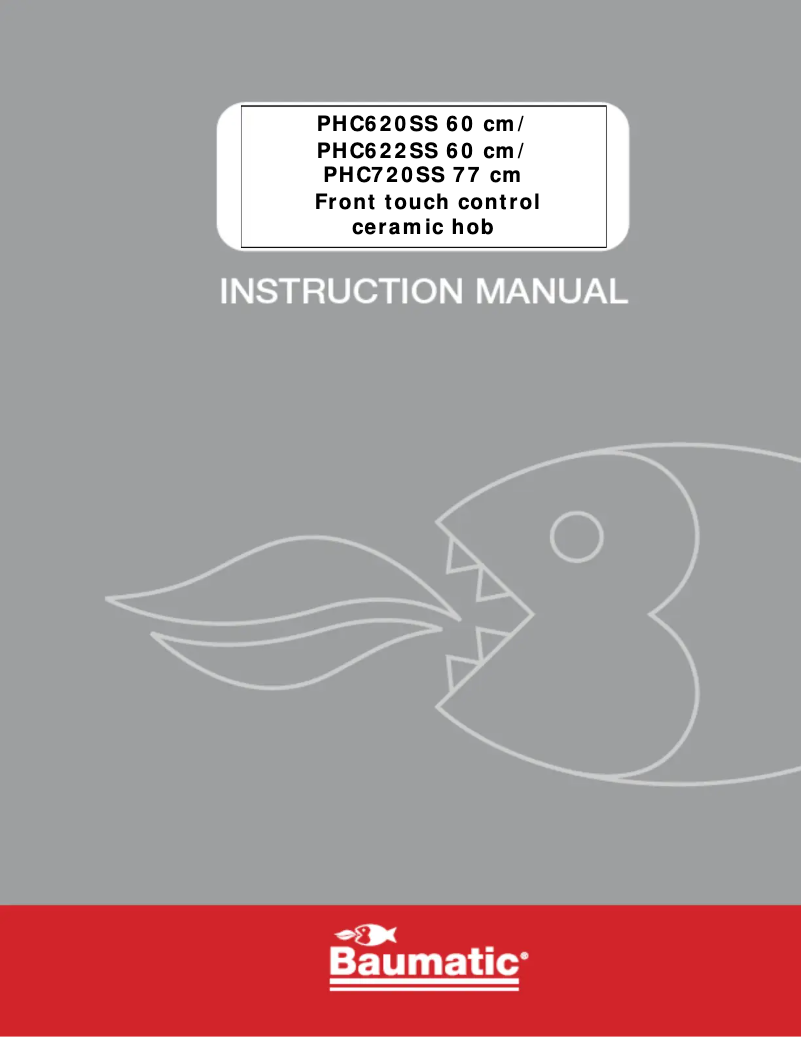 Page 1 de la notice Manuel utilisateur Baumatic PHC620SS