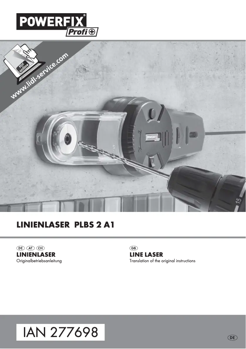 Page n°1 - Manuel utilisateur SilverCrest PLBS 2 A1
