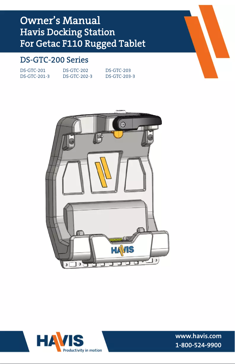 Image de la première page du manuel de l'appareil DS-GTC-211