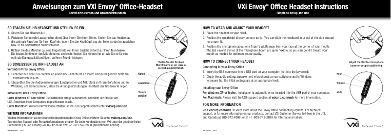 Page 1 de la notice Manuel utilisateur VXi Envoy Office 2031U