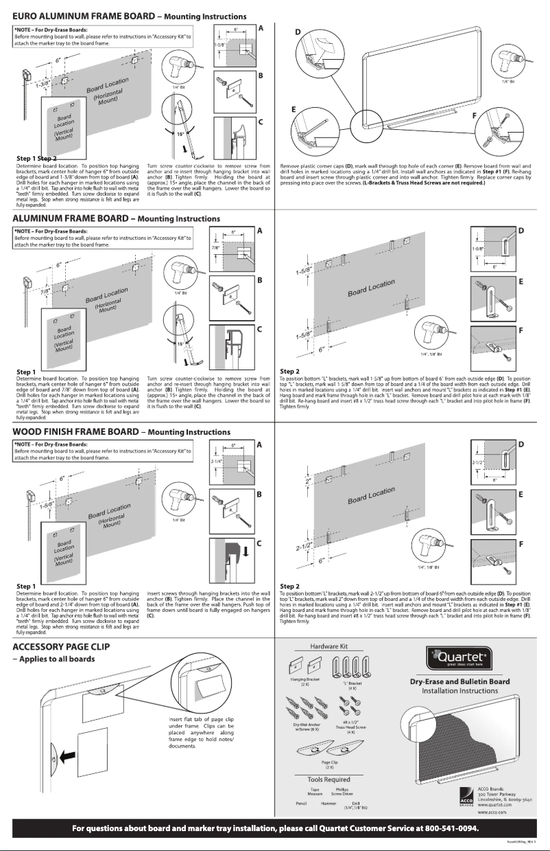 Page 1 de la notice Manuel utilisateur Quartet Classic S534