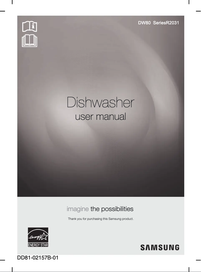 Page n°1 - Manuel utilisateur Samsung DW80R2031UG