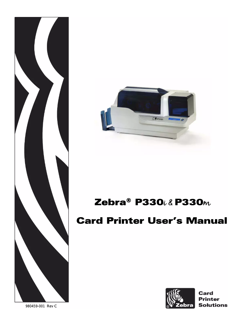 First page image of the manual for P330i