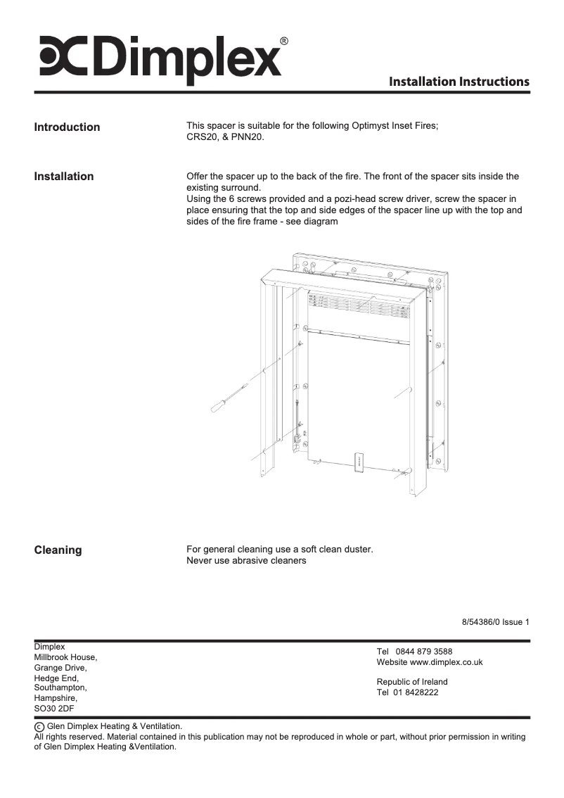 Image de la première page du manuel de l'appareil OSP003
