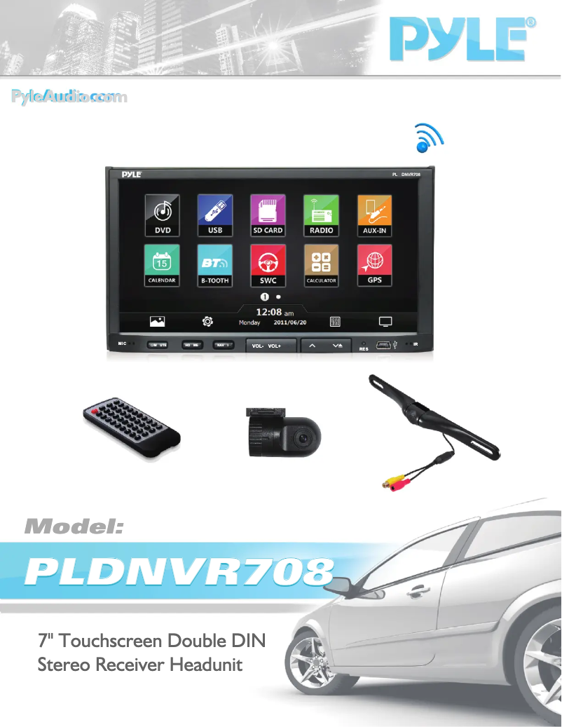 Page 1 de la notice Manuel utilisateur Pyle PLDNVR708
