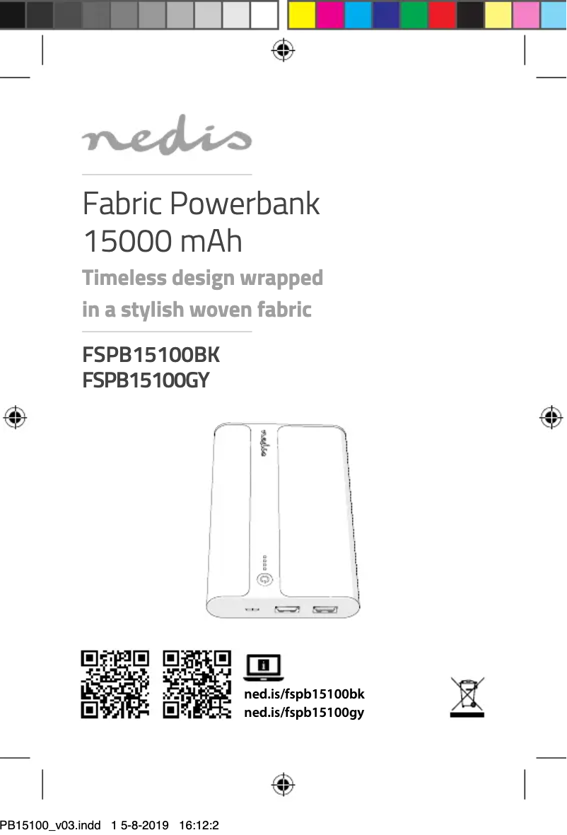 Image de la première page du manuel de l'appareil FSPB15100GY