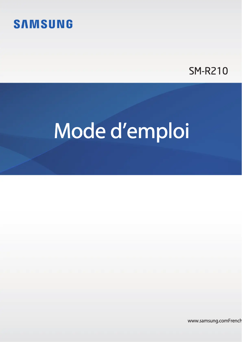 Page 1 de la notice Manuel utilisateur Samsung Gear 360