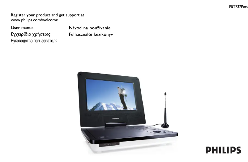 Image de la première page du manuel de l'appareil PET737