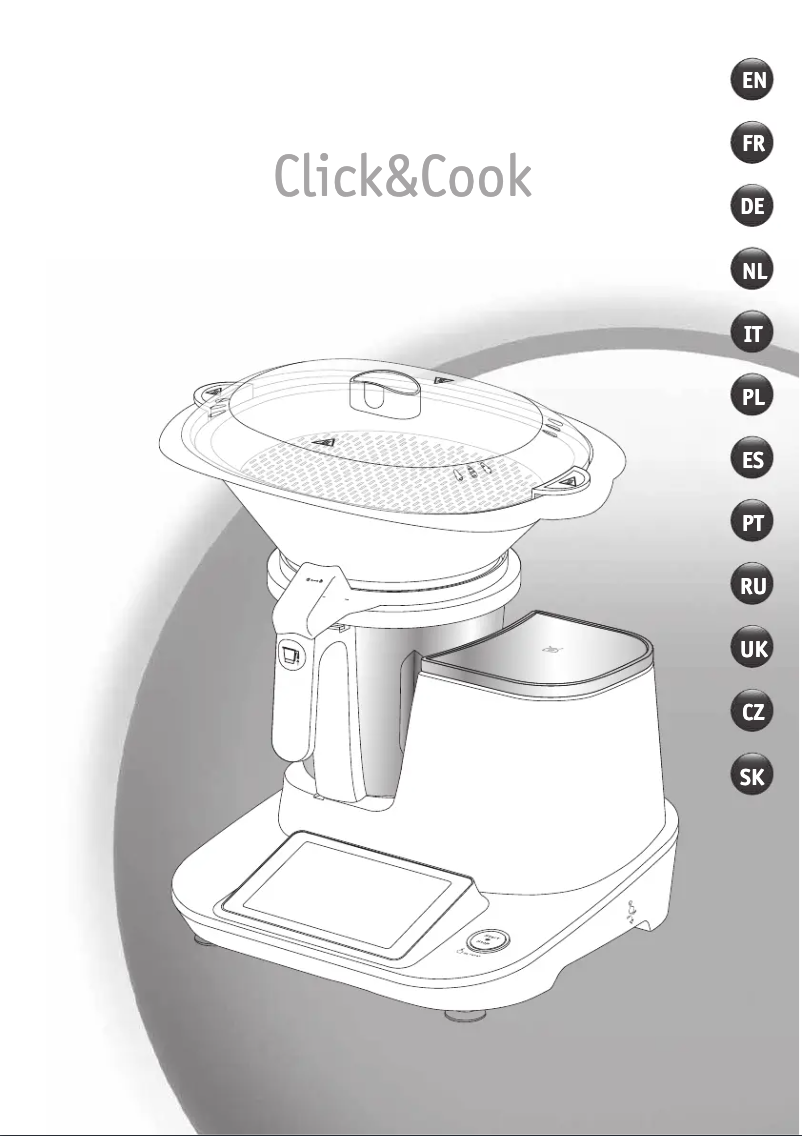 Page 1 de la notice Manuel utilisateur Moulinex Click&Cook HF506110