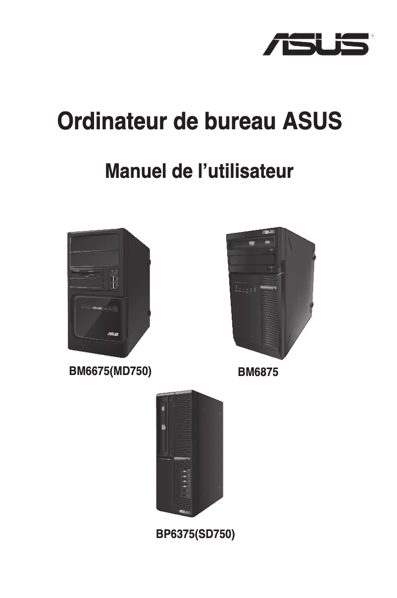 Image de la première page du manuel de l'appareil BP6375