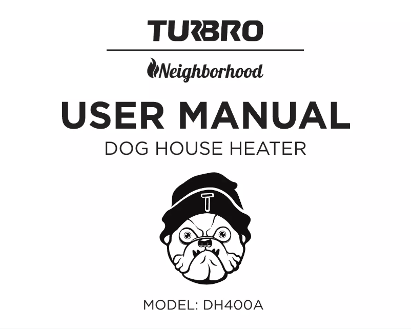 Page n°1 - Manuel utilisateur TURBRO Neighborhood DH400A