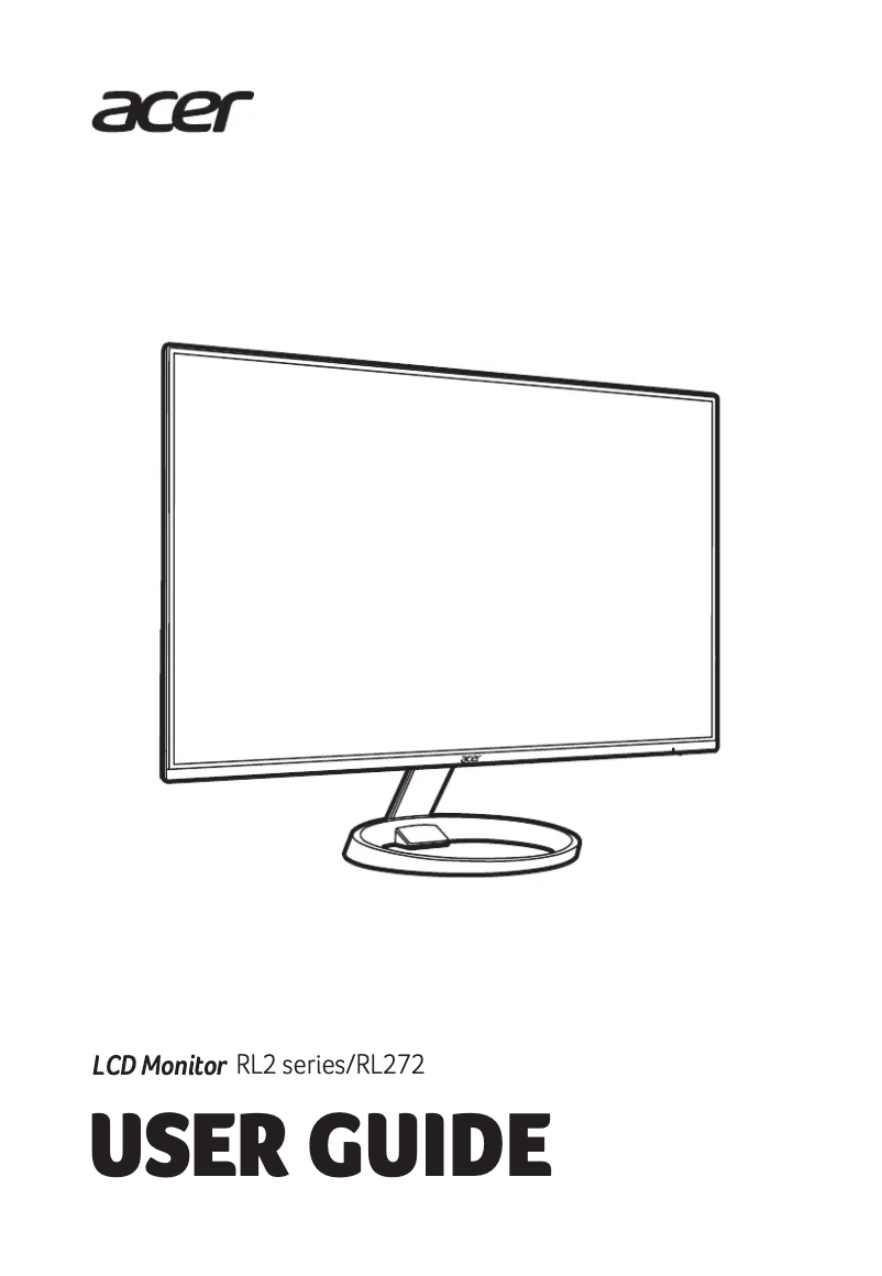 Imagen de la primera página del manual del dispositivo RL272