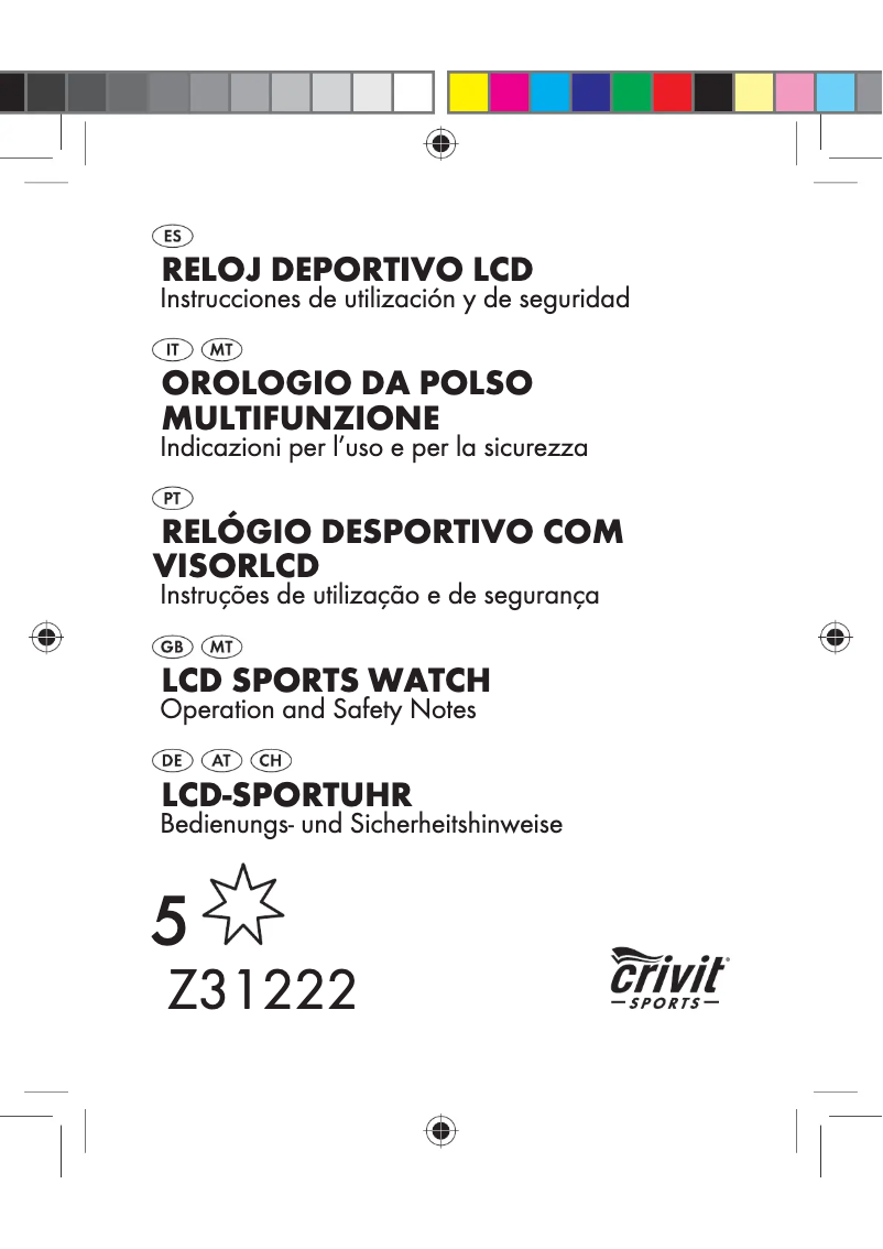 Image de la première page du manuel de l'appareil Z31222