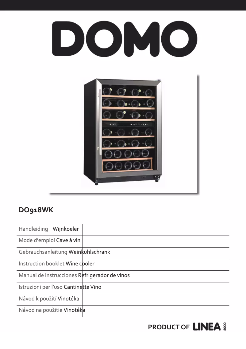 Page n°1 - Manuel utilisateur Domo DO918WK