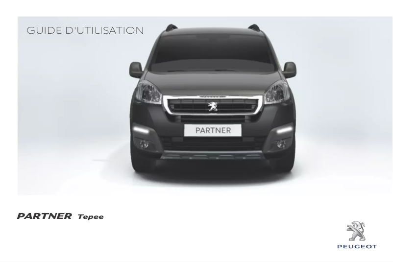 Page 1 de la notice Manuel utilisateur Peugeot Partner Tepee (2015)