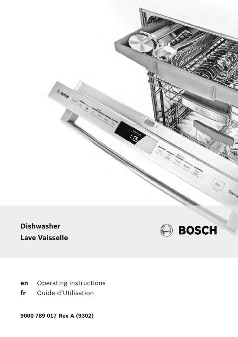 Page n°1 - Mode d'emploi Bosch SHE65T56UC