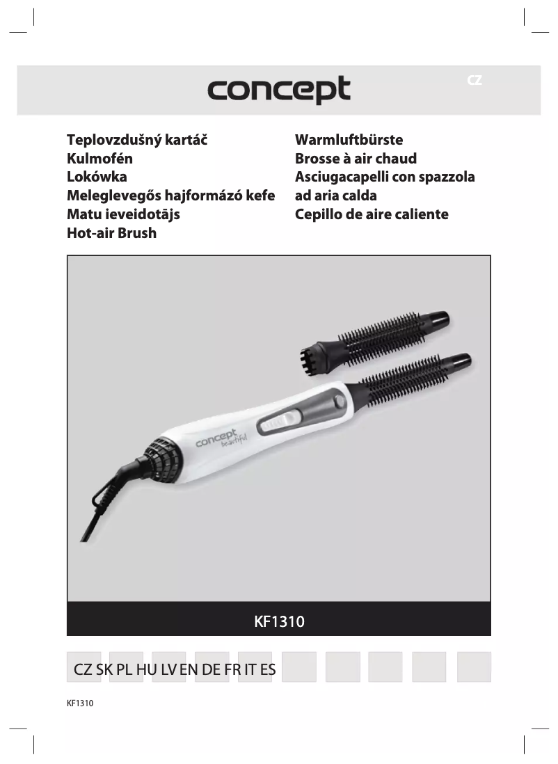 Image de la première page du manuel de l'appareil KF1310MO