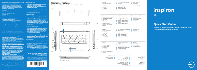 Page 1 de la notice Manuel utilisateur Dell Inspiron 3520