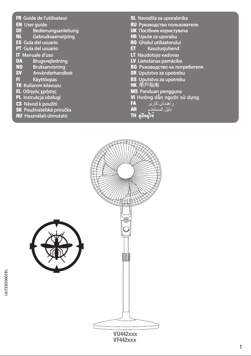 Página 1 del manual Manual de usuario Tefal Essential+ VF4420
