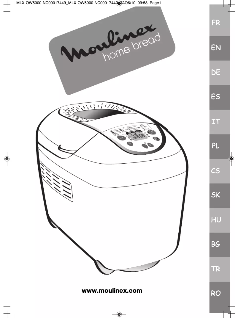 Página 1 del manual Manual de usuario Moulinex OW5007