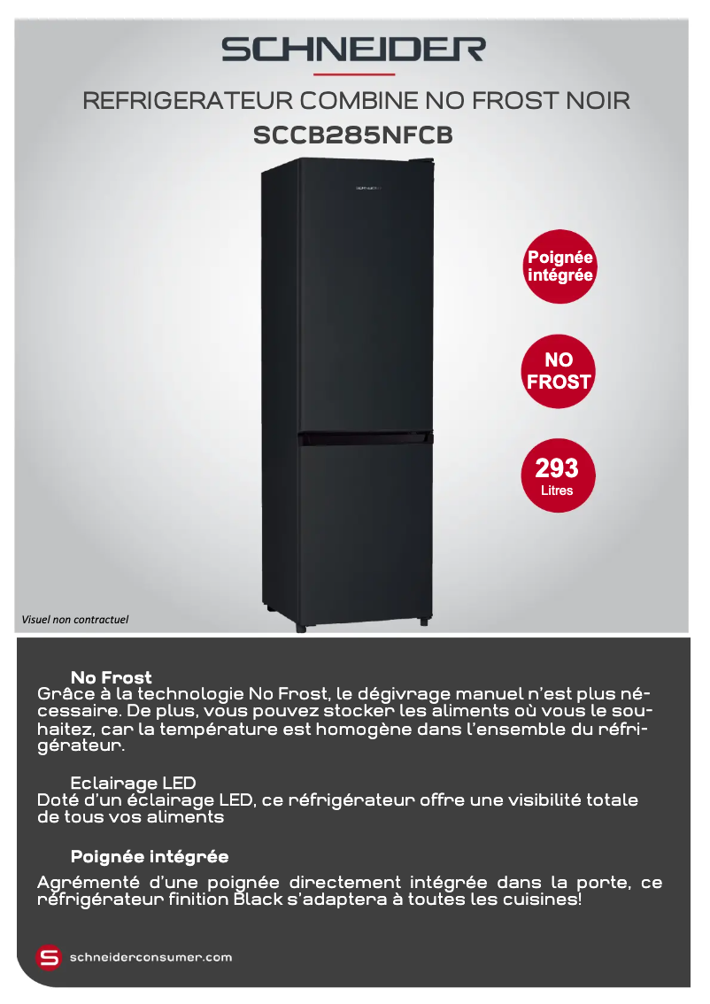 Image de la première page du manuel de l'appareil SCCB285NFCB